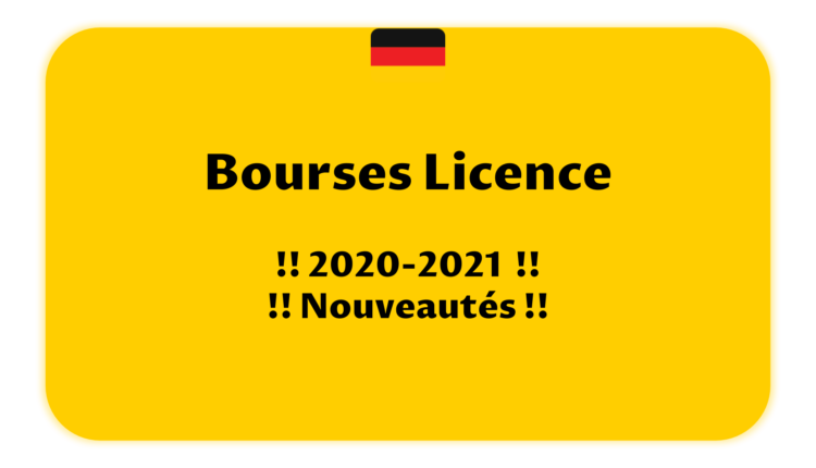 Bourses Licence Allemagne