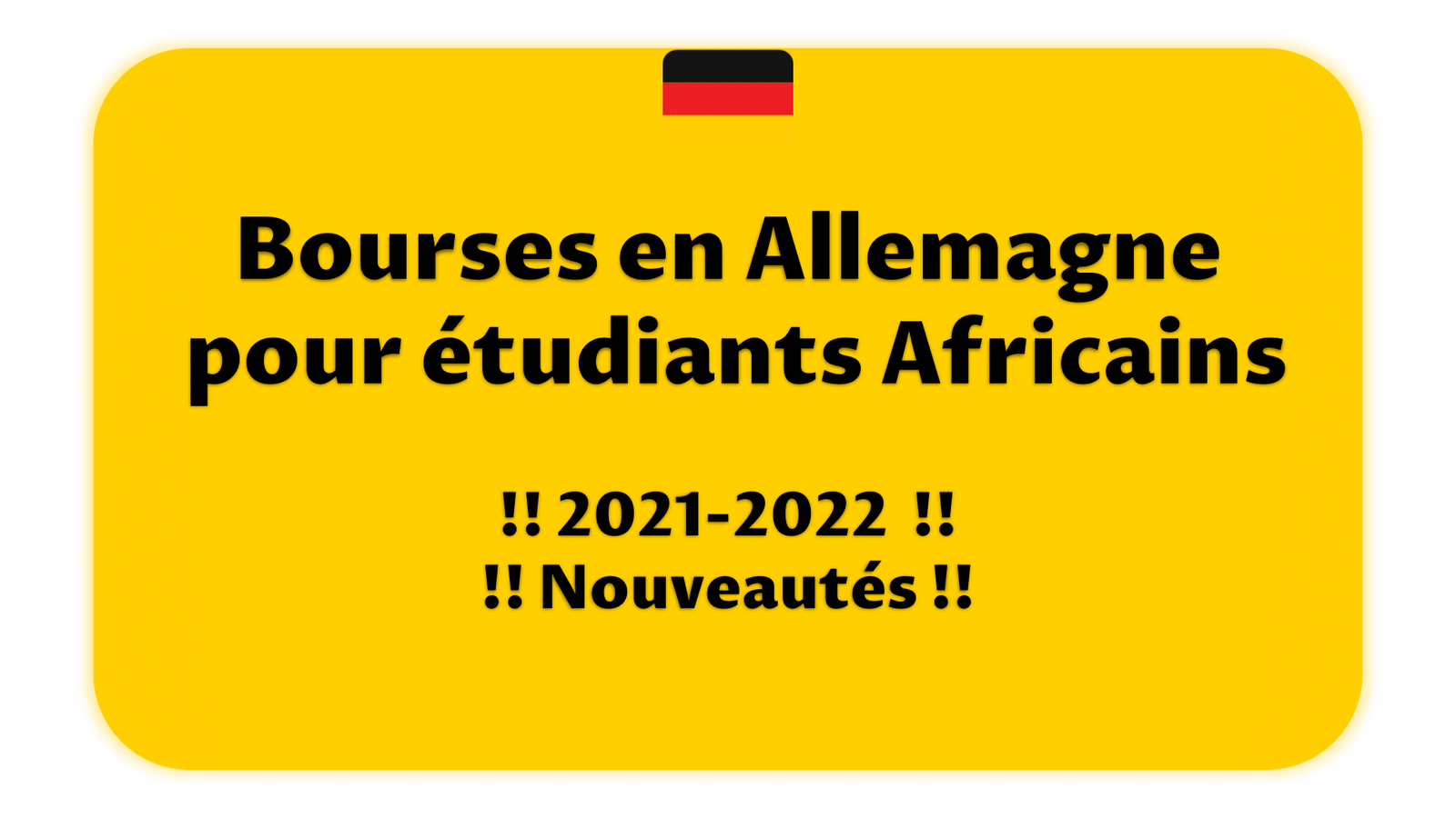 Bourses En Allemagne Pour Etudiants Africains En 2021 2022