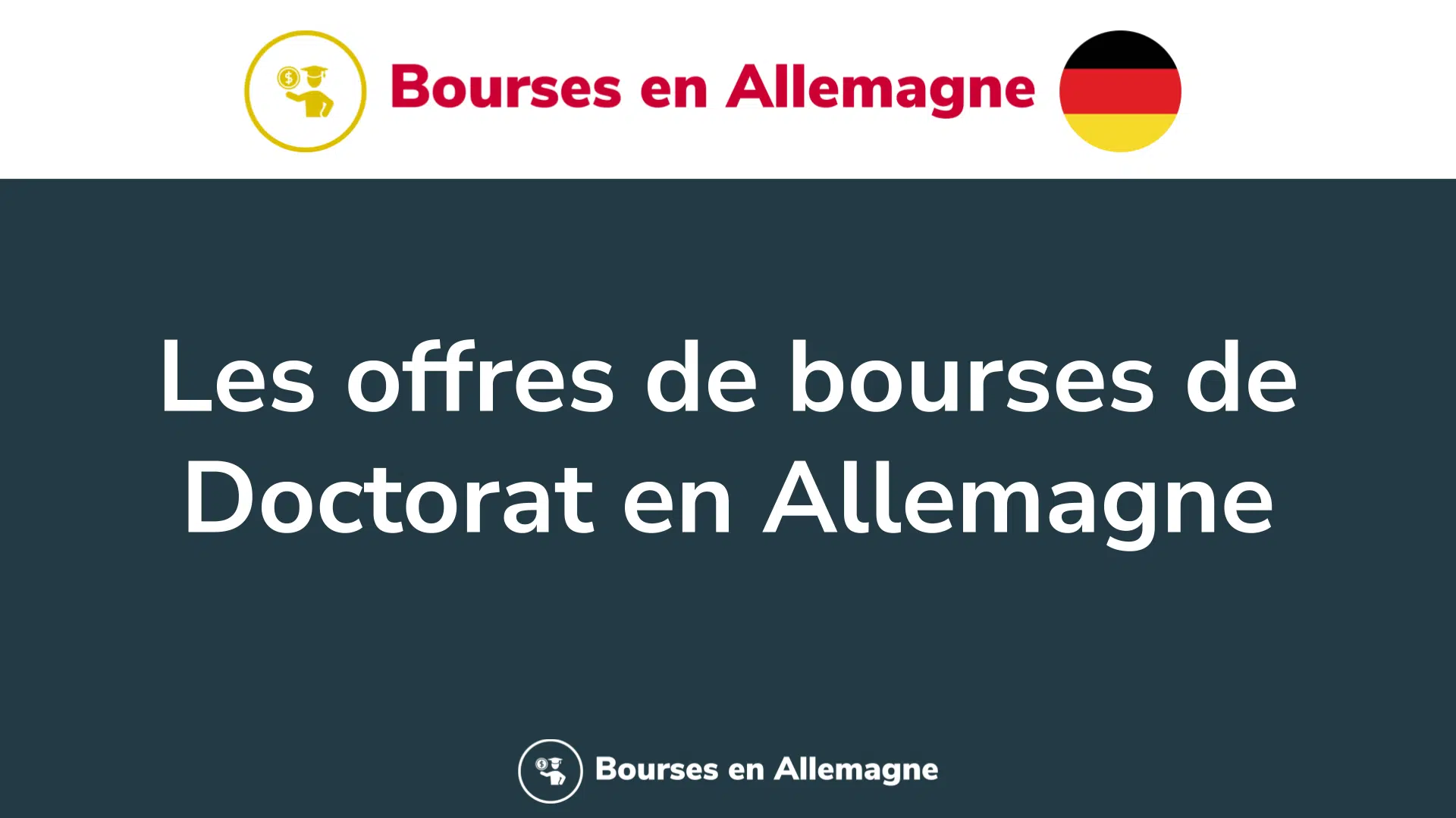Les offres de bourses de Doctorat en Allemagne