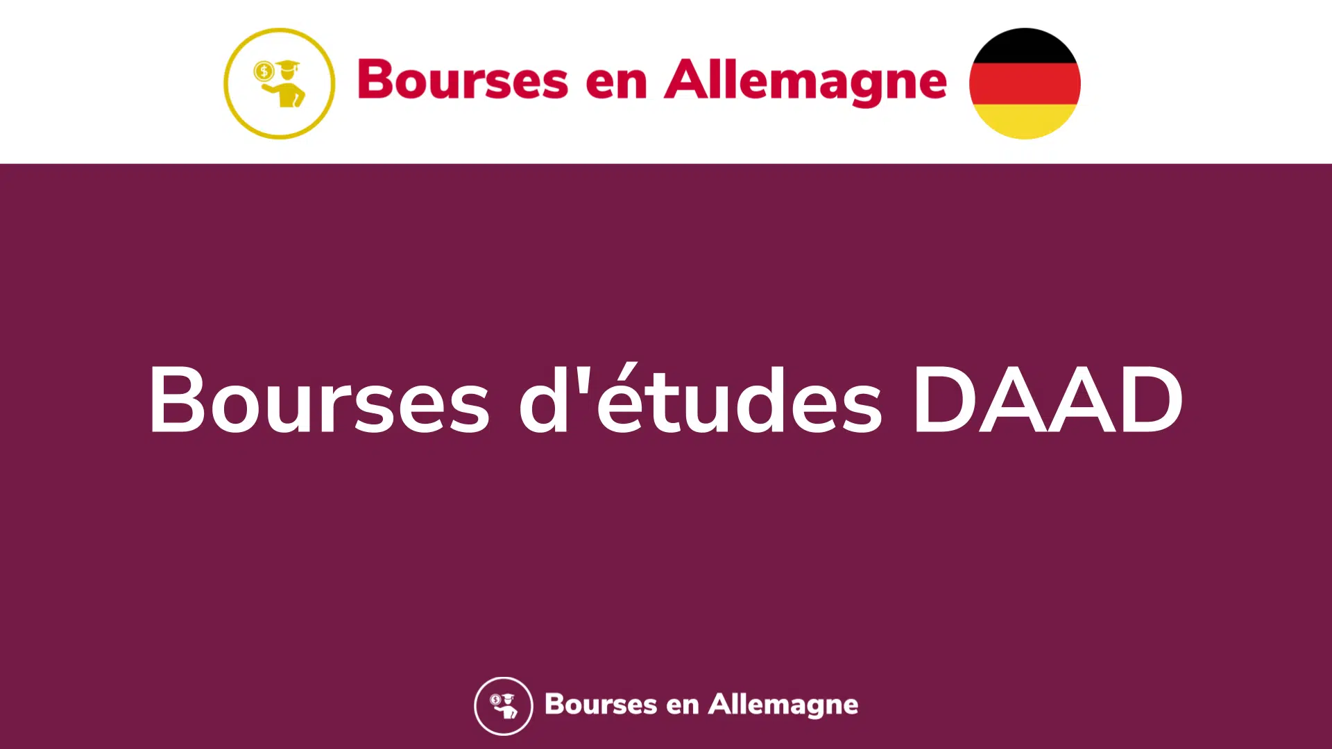 Bourses d'études DAAD