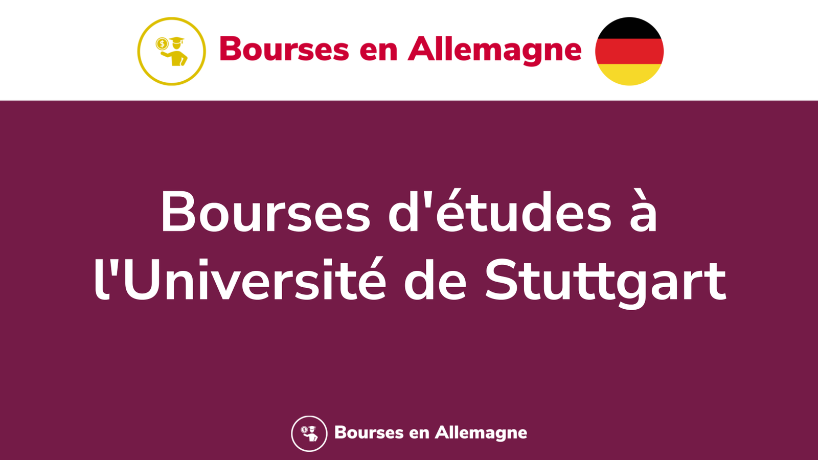 Bourses d'études Université de Stuttgart