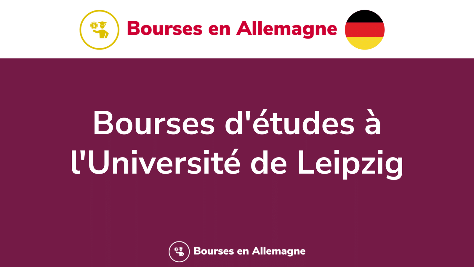 bourses d'études Université de Leipzig